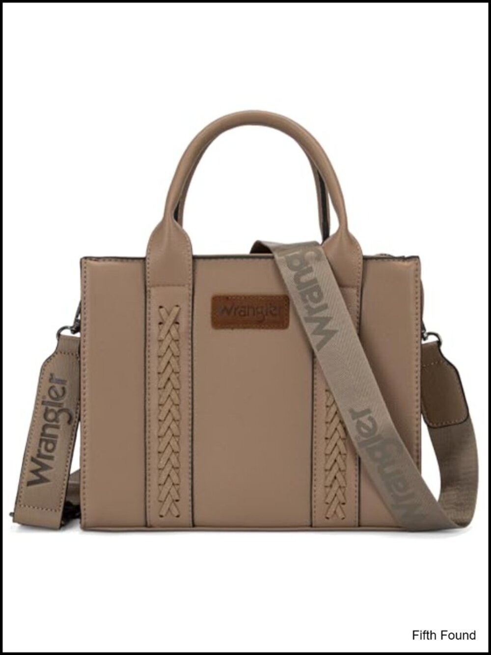 Whipstitch Quilted Satchel Tote with Detachable Strap